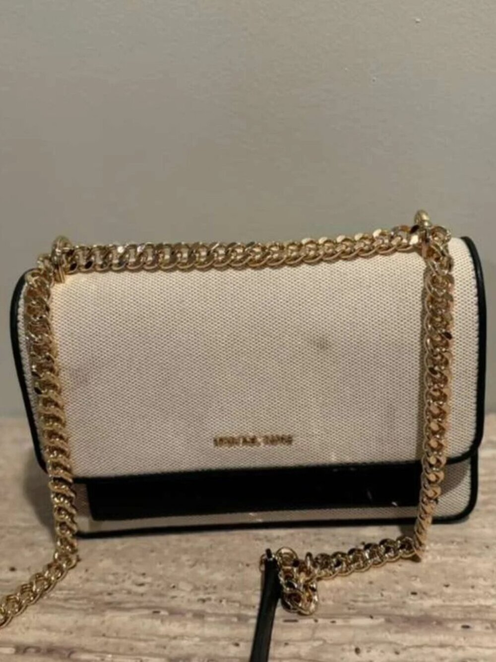 NWT Michael Kors Claire Small Shoulder Bag with minor damage